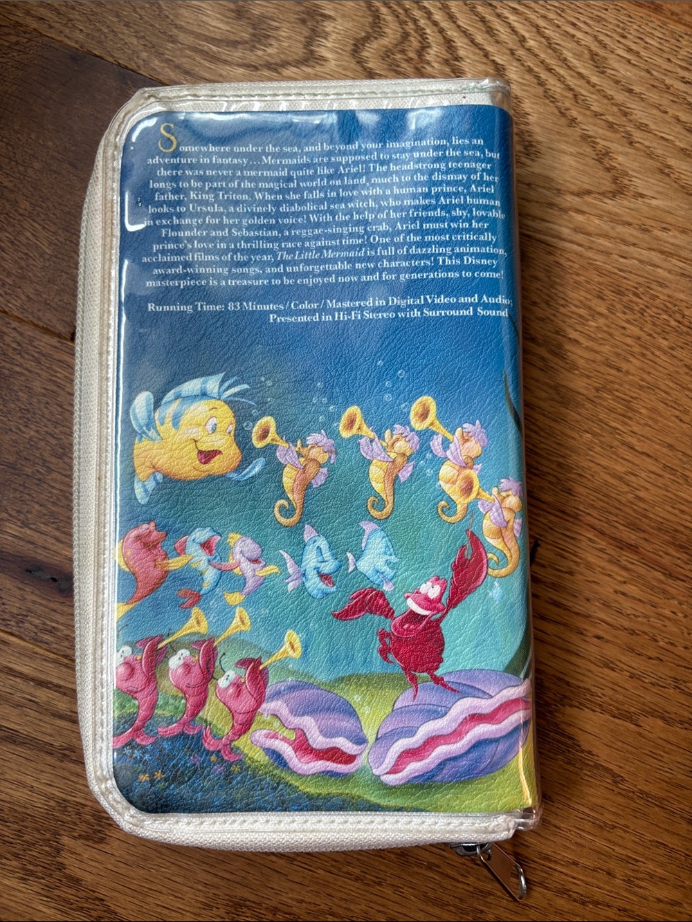 The Little Mermaid Disney vhs Wallet - Picture 2 of 5